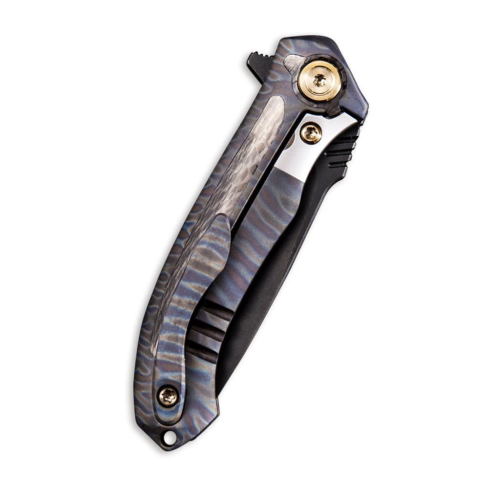 WEKNIFE Anodyne Flipper Knife Titanium Handle With Carbon Fiber Inlay (2.35" CPM S35VN Blade) 914B 8 WEKNIFE Anodyne Flipper Knife Titanium Handle With Carbon Fiber Inlay (2.35" CPM S35VN Blade) 914B - Image 6