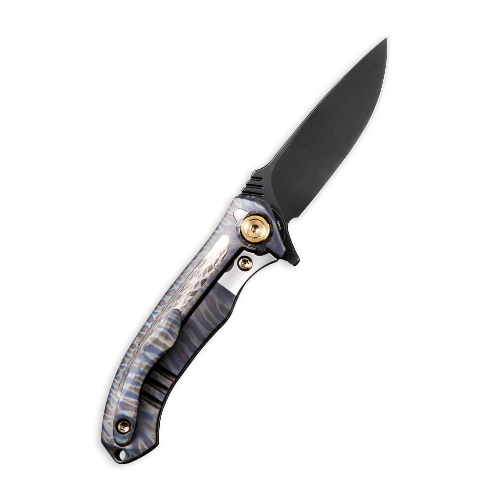 WEKNIFE Anodyne Flipper Knife Titanium Handle With Carbon Fiber Inlay (2.35" CPM S35VN Blade) 914B 4 WEKNIFE Anodyne Flipper Knife Titanium Handle With Carbon Fiber Inlay (2.35" CPM S35VN Blade) 914B - Image 2