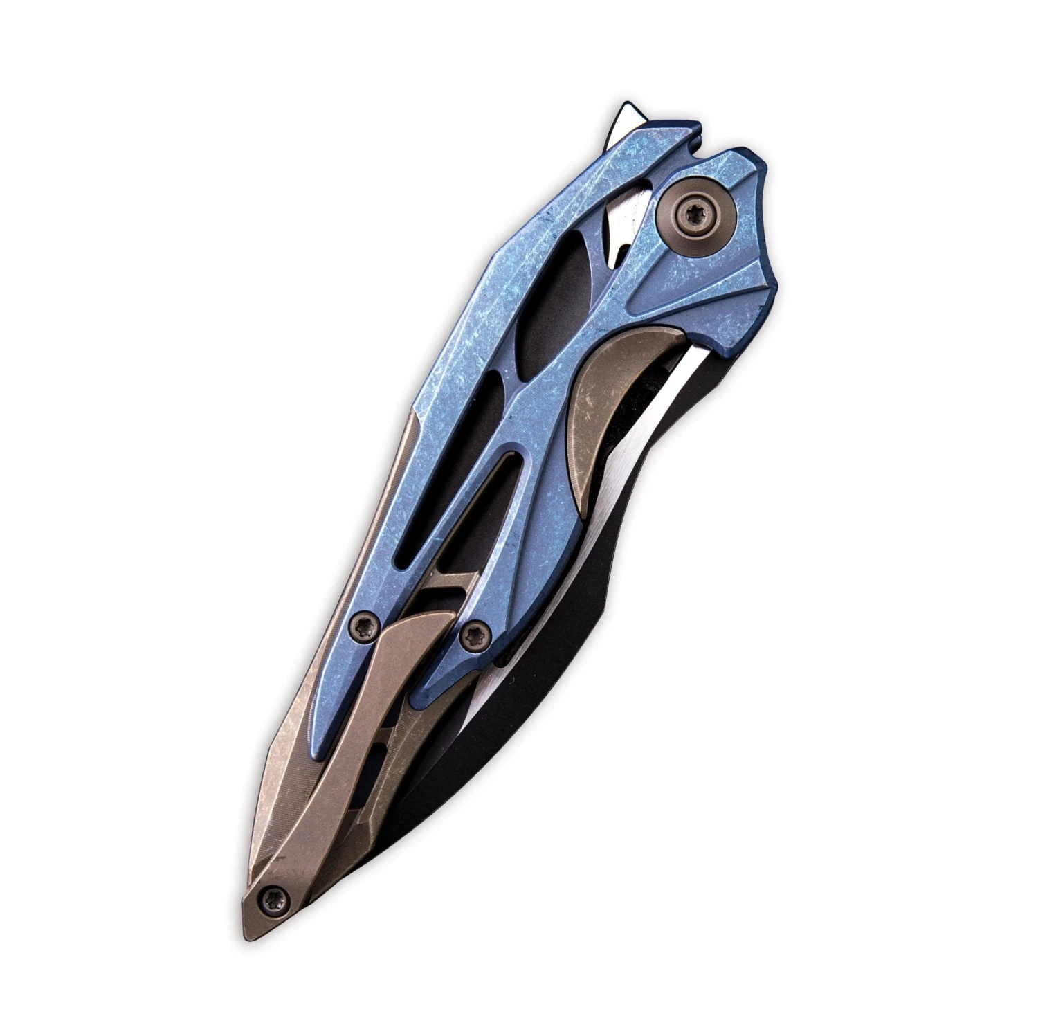 WEKNIFE Arrakis Flipper Knife Titanium Handle (3.45" M390 Blade) 906B 5 WEKNIFE Arrakis Flipper Knife Titanium Handle (3.45" M390 Blade) 906B - Image 3