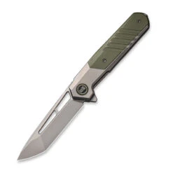 WEKNIFE Arsenal Flipper Knife Titanium Handle With G10 Integral Spacer (3.56" CPM 20CV Blade) WE20073-1 -WE KNIFE Sales weknife arsenal flipper knife titanium handle with g10 integral spacer 356 cpm 20cv blade we20073 1 313730