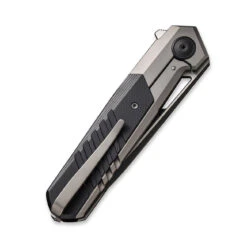 WEKNIFE Arsenal Flipper Knife Titanium Handle With G10 Integral Spacer (3.56" CPM 20CV Blade) WE20073-3 -WE KNIFE Sales weknife arsenal flipper knife titanium handle with g10 integral spacer 356 cpm 20cv blade we20073 3 847387