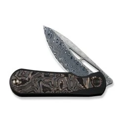 WEKNIFE Baloo Flipper Knife Titanium Handle With Carbon Fiber Inlay (3.31" Hakkapella Damasteel) WE21033-DS1 16 WEKNIFE Baloo Flipper Knife Titanium Handle With Carbon Fiber Inlay (3.31" Hakkapella Damasteel) WE21033-DS1 -WE KNIFE Sales weknife baloo flipper knife titanium handle with carbon fiber inlay 331 hakkapella damasteel we21033 ds1 562980