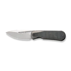 WEKNIFE Baloo Flipper Knife Titanium Handle With Micarta Inlay (3.31" CPM 20CV) WE21033-4 -WE KNIFE Sales weknife baloo flipper knife titanium handle with micarta inlay 331 cpm 20cv we21033 4 715874
