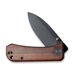 WEKNIFE Banter Thumb Stud Knife Wood Handle (2.9" CPM S35VN Blade) 2004K -WE KNIFE Sales weknife banter thumb stud knife wood handle 29 cpm s35vn blade 2004k 270060