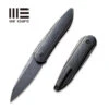 WEKNIFE Black Void Opus Front Flipper Knife Titanium Handle With G10 Inlay (2.84" CPM 20CV Blade) 2010D