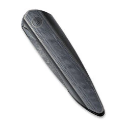 WEKNIFE Black Void Opus Front Flipper Knife Titanium Handle With G10 Inlay (2.84" CPM 20CV Blade) 2010D -WE KNIFE Sales weknife black void opus front flipper knife titanium handle with g10 inlay 284 cpm 20cv blade 2010d 633642