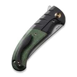 WEKNIFE Curvaceous Flipper Knife Titanium Handle With Micarta Inlay (3.70" CPM 20CV Blade) WE20012-2 -WE KNIFE Sales weknife curvaceous flipper knife titanium handle with micarta inlay 370 cpm 20cv blade we20012 2 856171