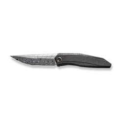 WEKNIFE Cybernetic Top Flipper Knife Titanium Handle (3.91" Damasteel Blade) WE22033-DS1 14 WEKNIFE Cybernetic Top Flipper Knife Titanium Handle (3.91" Damasteel Blade) WE22033-DS1 -WE KNIFE Sales weknife cybernetic top flipper knife black stonewashed with etching pattern titanium handle 391 hakkapella damasteel blade we22033 ds1 443168