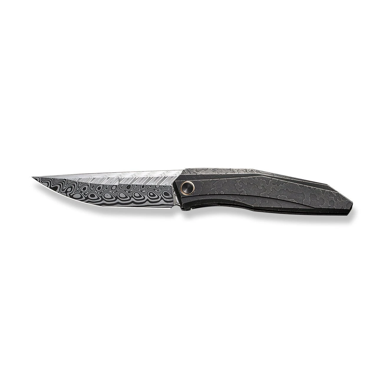 WEKNIFE Cybernetic Top Flipper Knife Titanium Handle (3.91" Damasteel Blade) WE22033-DS1 6 WEKNIFE Cybernetic Top Flipper Knife Titanium Handle (3.91" Damasteel Blade) WE22033-DS1 - Image 4