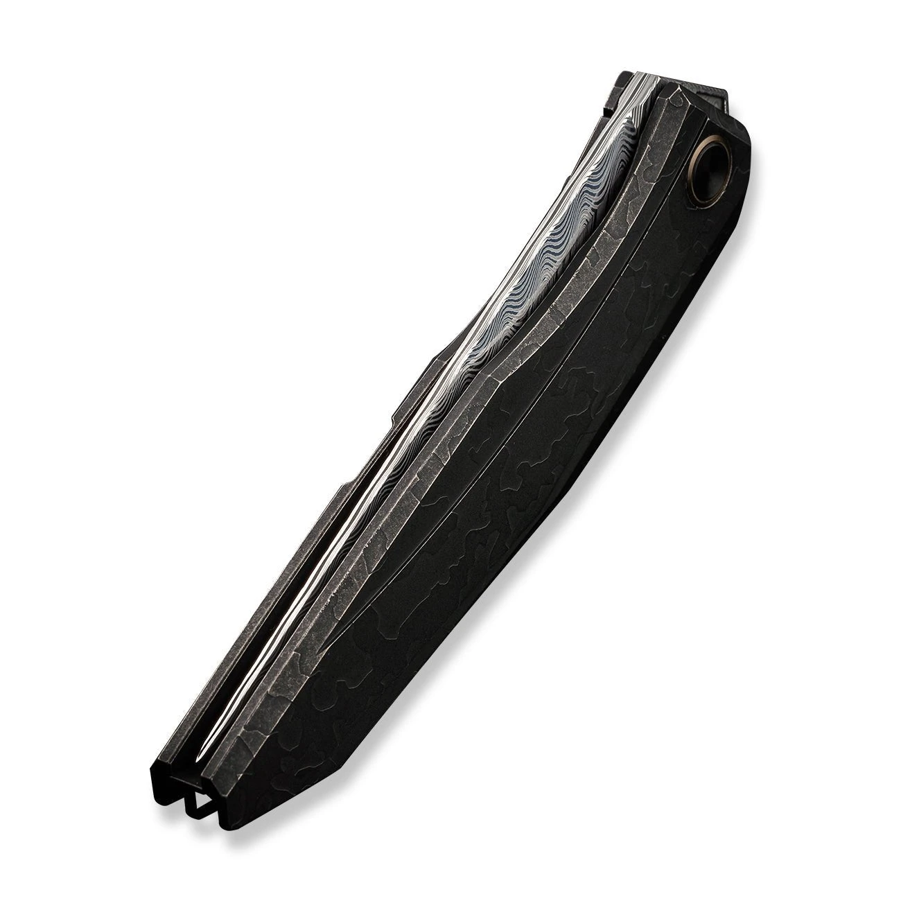 WEKNIFE Cybernetic Top Flipper Knife Titanium Handle (3.91" Damasteel Blade) WE22033-DS1 10 WEKNIFE Cybernetic Top Flipper Knife Titanium Handle (3.91" Damasteel Blade) WE22033-DS1 - Image 8