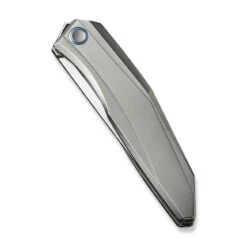 WEKNIFE Cybernetic Top Flipper Knife Titanium Handle (3.91" CPM 20CV Blade) WE22033-2 -WE KNIFE Sales weknife cybernetic top flipper knife polished bead blasted titanium handle 391 polished bead blasted cpm 20cv blade we22033 2 658196