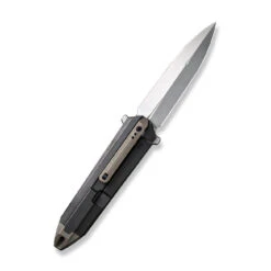 WEKNIFE Diatomic Flipper Knife Titanium Handle (3.78" CPM 20CV Blade) WE22032-3 15 WEKNIFE Diatomic Flipper Knife Titanium Handle (3.78" CPM 20CV Blade) WE22032-3 -WE KNIFE Sales weknife diatomic flipper knife black titanium handle bronze endcap 378 polished bead blasted cpm 20cv blade we22032 3 823154