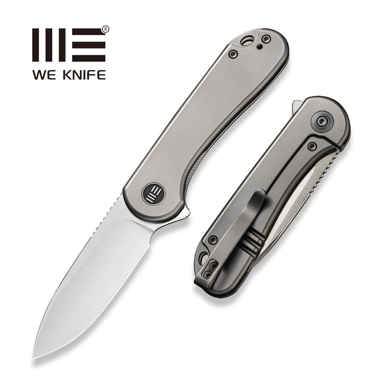 WEKNIFE Elementum Flipper Knife Titanium Handle (2.96" CPM 20CV Blade) WE18062X-1 3 WEKNIFE Elementum Flipper Knife Titanium Handle (2.96" CPM 20CV Blade) WE18062X-1
