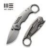 WEKNIFE Envisage Front Flipper Knife Titanium Handle (2.42" CPM 20CV Blade) WE22013-1 -WE KNIFE Sales weknife envisage front flipper knife gray titanium handle 242 gray stonewashed cpm 20cv blade we22013 1 601373