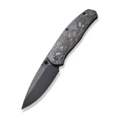 WEKNIFE Esprit Thumb Stud & Front Flipper Knife Carbon Fiber With Titanium Lock Side Handle (3.25" CPM 20CV Blade) WE20025A-C -WE KNIFE Sales weknife esprit thumb stud front flipper knife carbon fiber with titanium lock side handle 325 cpm 20cv blade we20025a c 950451
