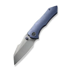 WEKNIFE High-Fin Thumb Stud Knife Titanium Handle (2.98" CPM 20CV Blade) WE22005-3 -WE KNIFE Sales weknife high fin thumb stud knife titanium handle 298 cpm 20cv blade we22005 3 997707