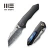 WEKNIFE High-Fin Thumb Stud Knife Titanium Handle (2.98" Damasteel Blade) WE22005-DS1 -WE KNIFE Sales weknife high fin thumb stud knife titanium handle 298 damasteel blade we22005 ds1 342783