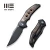 WEKNIFEMagnetron Flipper Knife Titanium Handle With Carbon Fiber Inlay (3.76" CPM 20CV Blade) WE18058-3 -WE KNIFE Sales weknife magnetron flipper knife black titanium handle with copper foil carbon fiber inlay 376 black stonewashed bevels black brushed flats cpm 20cv blade we1805 196985