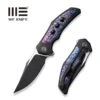 WEKNIFE Magnetron Flipper Knife Titanium Handle (3.76" CPM 20CV Blade) WE18058-4 -WE KNIFE Sales weknife magnetron flipper knife black titanium handle with flamed titanium inlay 376 black stonewashed cpm 20cv blade satin flat we18058 4 258293