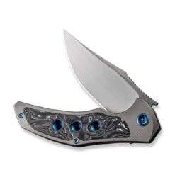 WEKNIFE Magnetron Flipper Knife Titanium Handle With Carbon Fiber Inlay (3.76" CPM 20CV Blade) WE18058-1 16 WEKNIFE Magnetron Flipper Knife Titanium Handle With Carbon Fiber Inlay (3.76" CPM 20CV Blade) WE18058-1 -WE KNIFE Sales weknife magnetron flipper knife gray titanium handle with aluminum foil carbon fiber inlay 376 hand rubbed satin cpm 20cv blade we18058 1 484606