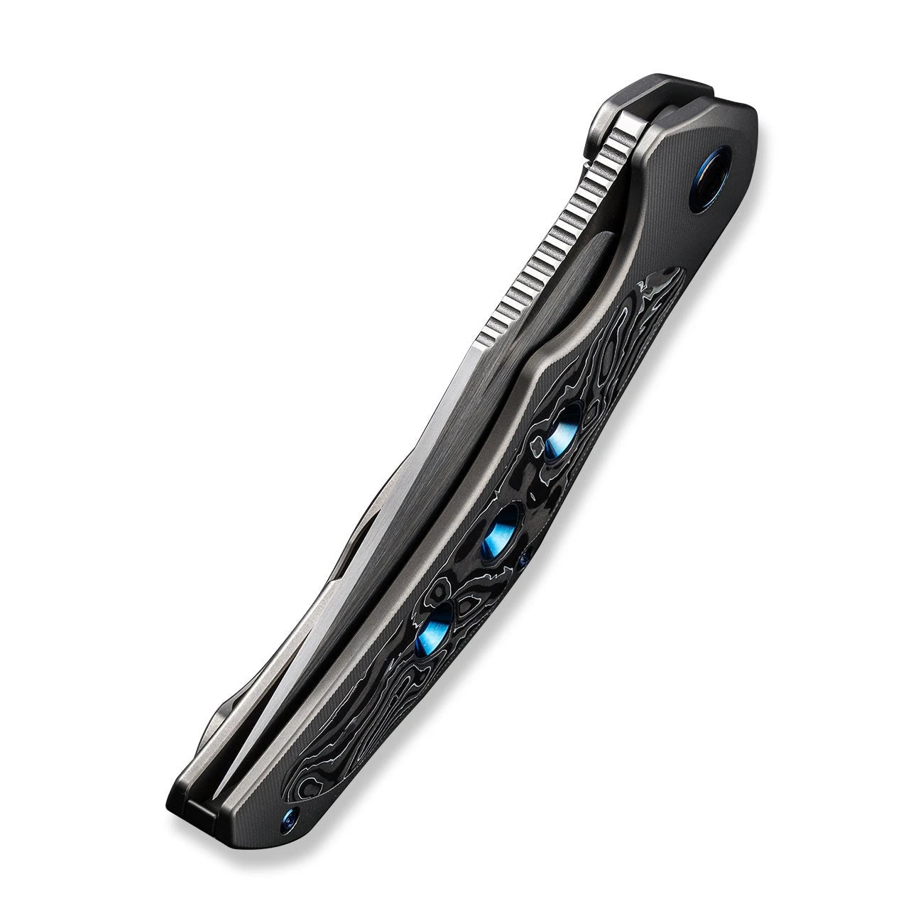 WEKNIFE Magnetron Flipper Knife Titanium Handle With Carbon Fiber Inlay (3.76" CPM 20CV Blade) WE18058-1 10 WEKNIFE Magnetron Flipper Knife Titanium Handle With Carbon Fiber Inlay (3.76" CPM 20CV Blade) WE18058-1 - Image 8