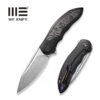 WEKNIFE Makani Flipper Knife Titanium Handle With Carbon Fiber Inlay (3.61" CPM 20CV Blade) WE21048B-1 -WE KNIFE Sales weknife makani flipper knife titanium handle with carbon fiber inlay 361 cpm 20cv blade we21048b 1 990392
