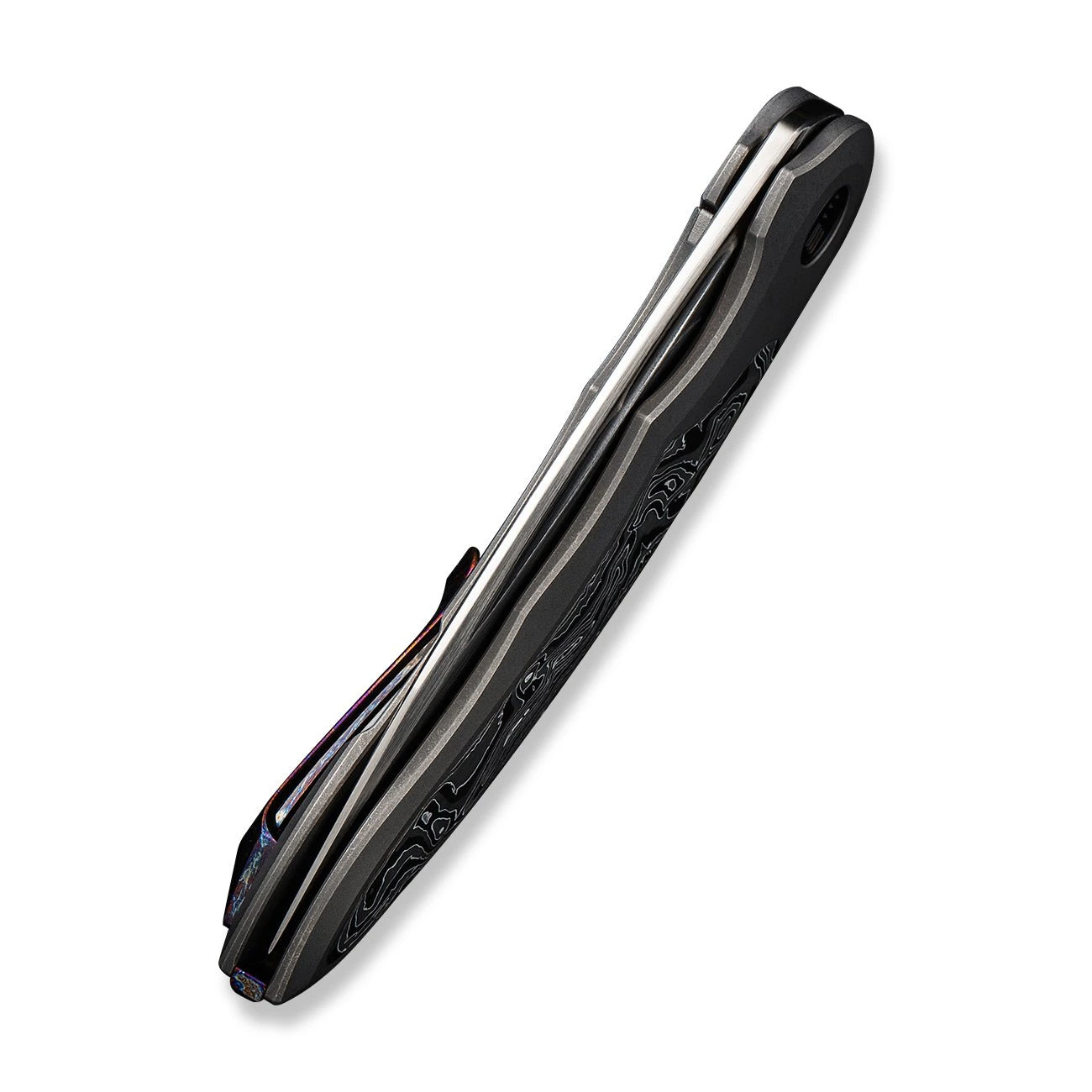 WEKNIFE Makani Flipper Knife Titanium Handle With Carbon Fiber Inlay (3.61" CPM 20CV Blade) WE21048B-2 10 WEKNIFE Makani Flipper Knife Titanium Handle With Carbon Fiber Inlay (3.61" CPM 20CV Blade) WE21048B-2 - Image 8