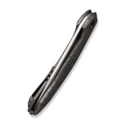 WEKNIFE Merata Flipper Knife Titanium Handle (3.68" CPM 20CV Blade) WE22008A-3 -WE KNIFE Sales weknife merata flipper knife tiger stripe pattern flamed titanium handle 368 hand rubbed satin cpm 20cv blade we22008a 3 811117