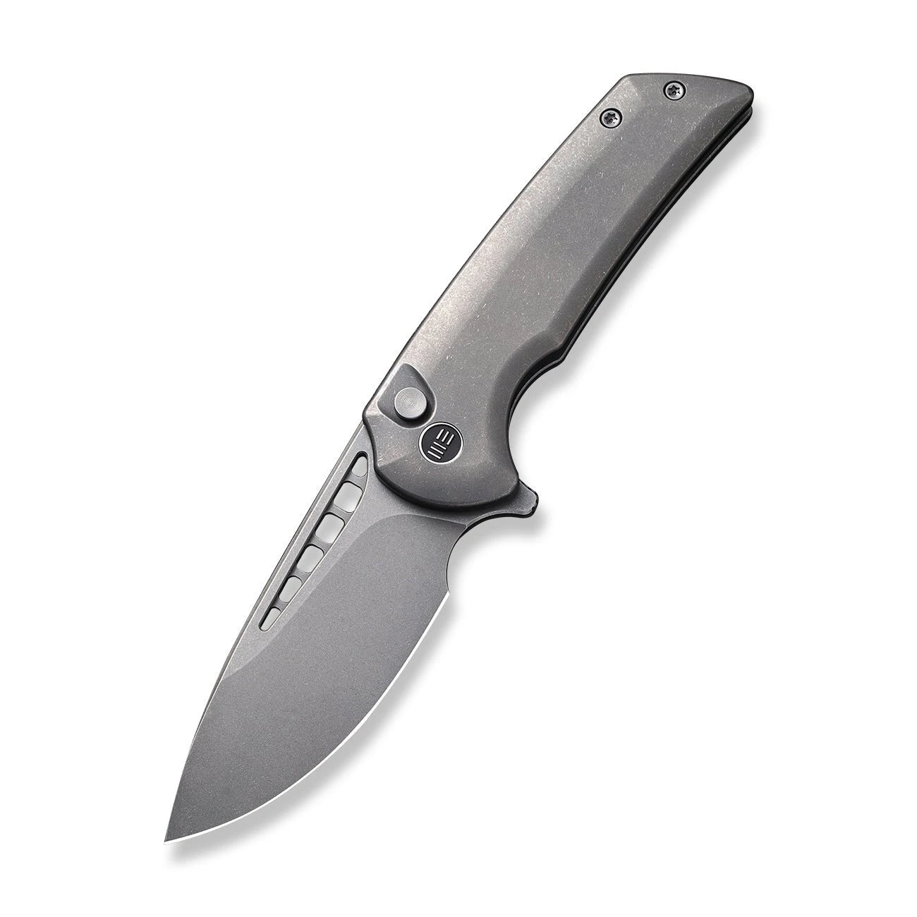 WEKNIFE Mini Malice Flipper & Button Lock Knife Titanium Handle (2.98" CPM 20CV Blade) WE054BL-2 5 WEKNIFE Mini Malice Flipper & Button Lock Knife Titanium Handle (2.98" CPM 20CV Blade) WE054BL-2 - Image 3
