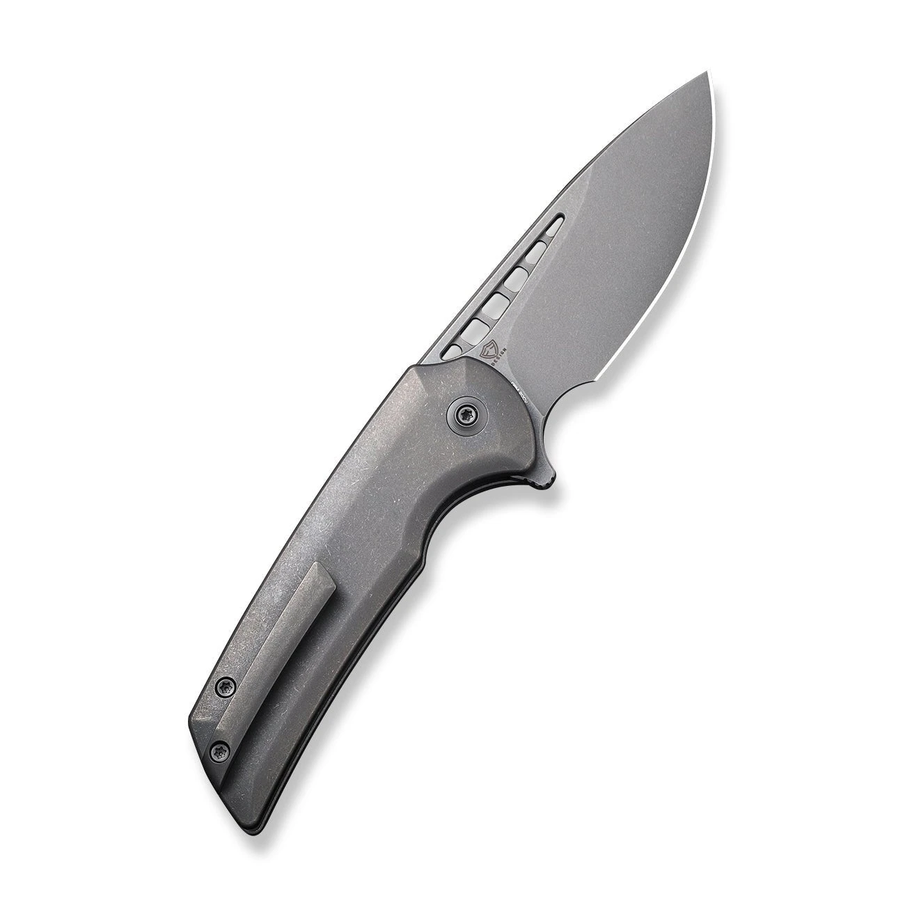 WEKNIFE Mini Malice Flipper & Button Lock Knife Titanium Handle (2.98" CPM 20CV Blade) WE054BL-2 4 WEKNIFE Mini Malice Flipper & Button Lock Knife Titanium Handle (2.98" CPM 20CV Blade) WE054BL-2 - Image 2