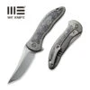 WEKNIFE Mini Synergy Flipper Knife Titanium Integral Handle With Carbon Fiber Inlay (2.93" CPM 20CV Blade) 2012CF-A -WE KNIFE Sales weknife mini synergy flipper knife titanium integral handle with carbon fiber inlay 293 cpm 20cv blade 2012cf a 948033