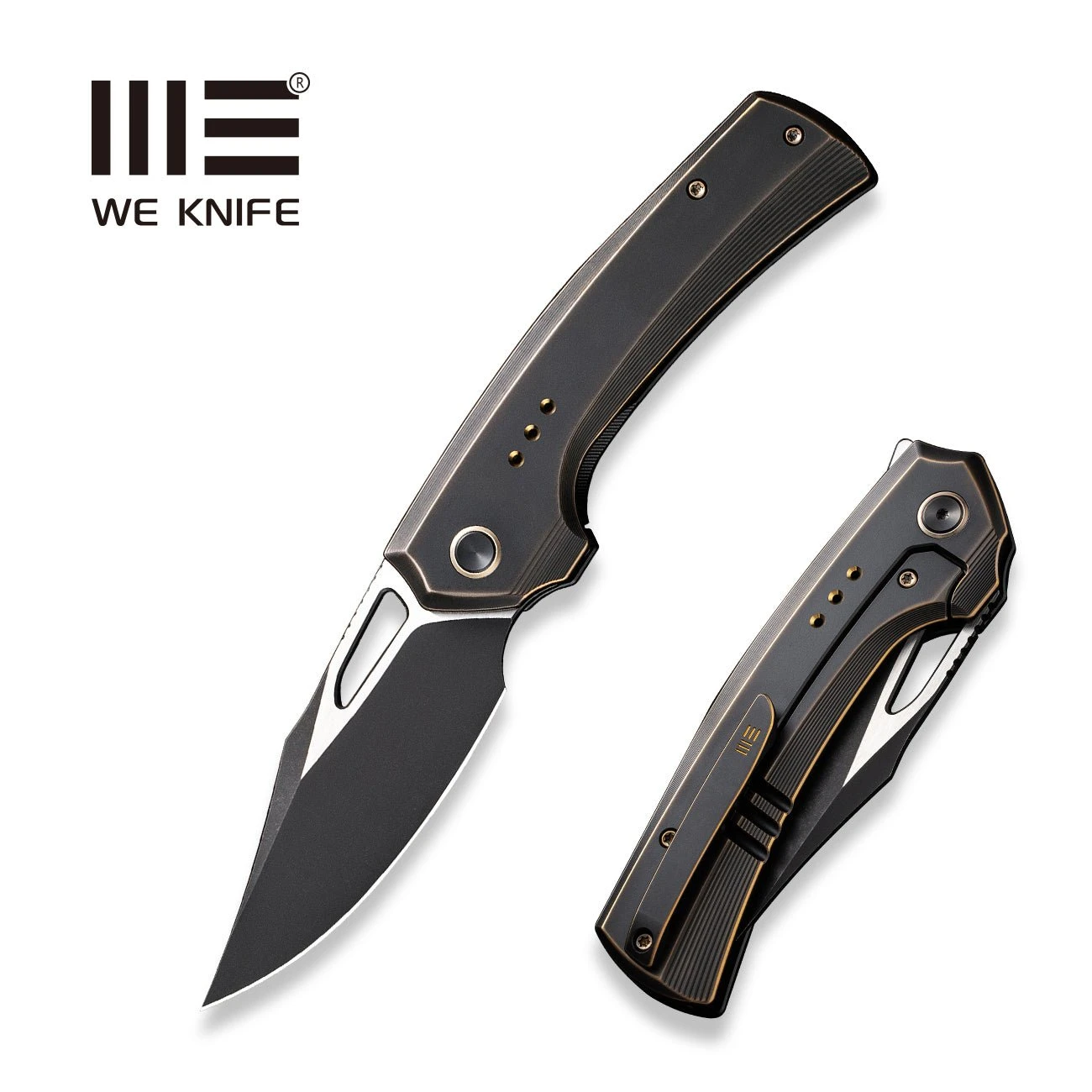 WEKNIFE Nefaris Flipper Knife Titanium Handle (3.48" CPM 20CV Blade) WE22040D-3 3 WEKNIFE Nefaris Flipper Knife Titanium Handle (3.48" CPM 20CV Blade) WE22040D-3
