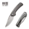WEKNIFE Nefaris Flipper Knife Titanium Handle (3.48" CPM 20CV Blade) WE22040D-1 -WE KNIFE Sales weknife nefaris button lock knife gray hand rubbed titanium handle 348 hand rubbed satin cpm 20cv blade we22040d 1 480638