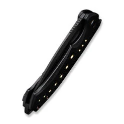 WEKNIFE Nexusia Flipper Knife Titanium Handle (3.48" CPM 20CV Blade) WE22044-1 -WE KNIFE Sales weknife nexusia flipper knife black titanium handle 348 black stonewashed cpm 20cv blade we22044 1 656045