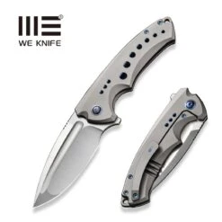 WEKNIFE Nexusia Flipper Knife Titanium Handle (3.48" CPM 20CV Blade) WE22044-2
