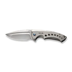 WEKNIFE Nexusia Flipper Knife Titanium Handle (3.48" CPM 20CV Blade) WE22044-4 -WE KNIFE Sales weknife nexusia flipper knife polished bead blasted titanium handle 348 polished bead blasted cpm 20cv blade we22044 4 489177
