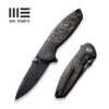 WEKNIFE Nitro Mini Flipper & Thumb Stud Knife Titanium Handle With Carbon Fiber Inlay (3.13" CPM 20CV Blade) WE22015-2 -WE KNIFE Sales weknife nitro mini flipper thumb stud knife titanium handle with carbon fiber inlay 313 cpm 20cv blade we22015 2 468336