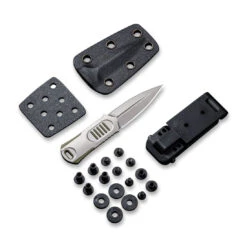 WEKNIFE OSS Fixed Blade Neck Knife With Kydex Sheath (2.22" CPM 20CV Blade) 2017A -WE KNIFE Sales weknife oss fixed blade neck knife with kydex sheath 222 cpm 20cv blade 2017a 537470