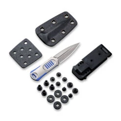 WEKNIFE OSS Fixed Blade Neck Knife With Kydex Sheath (2.22" CPM 20CV Blade) 2017C -WE KNIFE Sales weknife oss fixed blade neck knife with kydex sheath 222 cpm 20cv blade 2017c 116255