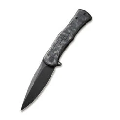 WEKNIFE Primoris Flipper Knife Carbon Fiber With Titanium Handle (3.47" CPM 20CV Blade) WE20047B-1 -WE KNIFE Sales weknife primoris flipper knife carbon fiber with titanium lock side handle 347 cpm 20cv blade we20047b 1 882631