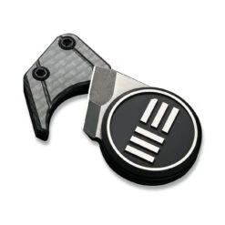 WEKNIFE Quark Fixed Blade Neck Knife Titanium And Carbon Fiber (0.47" M390 Blade) WE20021-2 -WE KNIFE Sales weknife quark fixed blade neck knife titanium and carbon fiber 047 m390 blade we20021 2 676707