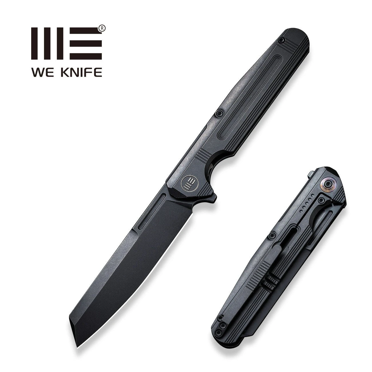 WEKNIFE Reiver Flipper Knife Titanium Handle (3.97" CPM S35VN Blade) WE16020-2 3 WEKNIFE Reiver Flipper Knife Titanium Handle (3.97" CPM S35VN Blade) WE16020-2