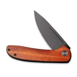 WEKNIFE Saakshi Flipper Knife Wood Handle (3.30" CPM 20CV Blade) WE20020C-3 -WE KNIFE Sales weknife saakshi flipper knife wood handle 330 cpm 20cv blade we20020c 3 597865