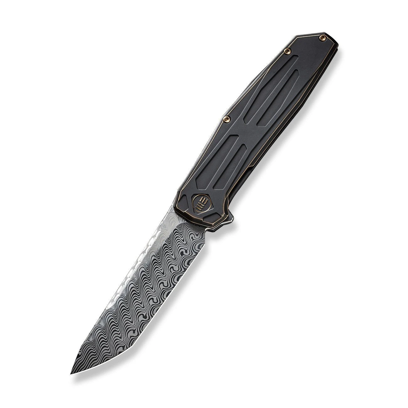 WEKNIFE Shadowfire Flipper Knife Titanium Handle (3.97" Damasteel Blade) WE22035-DS1 5 WEKNIFE Shadowfire Flipper Knife Titanium Handle (3.97" Damasteel Blade) WE22035-DS1 - Image 3