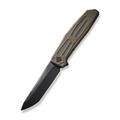 WEKNIFE Shadowfire Flipper Knife Titanium Handle (3.97" CPM 20CV Blade) WE22035-3 13 WEKNIFE Shadowfire Flipper Knife Titanium Handle (3.97" CPM 20CV Blade) WE22035-3 -WE KNIFE Sales weknife shadowfire flipper knife bronze titanium handle 397 black stonewashed bevels black brushed flats cpm 20cv blade we22035 3 423354