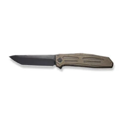 WEKNIFE Shadowfire Flipper Knife Titanium Handle (3.97" CPM 20CV Blade) WE22035-3 14 WEKNIFE Shadowfire Flipper Knife Titanium Handle (3.97" CPM 20CV Blade) WE22035-3 -WE KNIFE Sales weknife shadowfire flipper knife bronze titanium handle 397 black stonewashed bevels black brushed flats cpm 20cv blade we22035 3 681984