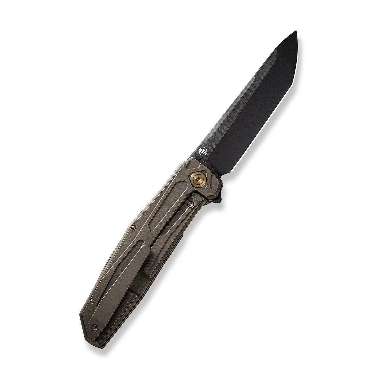 WEKNIFE Shadowfire Flipper Knife Titanium Handle (3.97" CPM 20CV Blade) WE22035-3 4 WEKNIFE Shadowfire Flipper Knife Titanium Handle (3.97" CPM 20CV Blade) WE22035-3 - Image 2