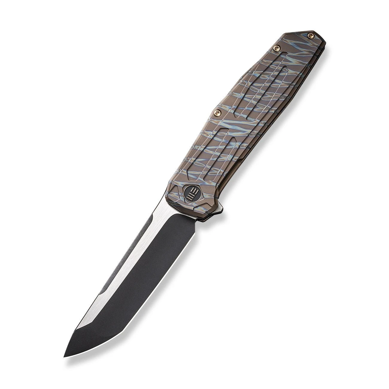 WEKNIFE Shadowfire Flipper Knife Titanium Handle (3.97" CPM 20CV Blade) WE22035-4 5 WEKNIFE Shadowfire Flipper Knife Titanium Handle (3.97" CPM 20CV Blade) WE22035-4 - Image 3