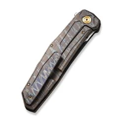 WEKNIFE Shadowfire Flipper Knife Titanium Handle (3.97" CPM 20CV Blade) WE22035-4 17 WEKNIFE Shadowfire Flipper Knife Titanium Handle (3.97" CPM 20CV Blade) WE22035-4 -WE KNIFE Sales weknife shadowfire flipper knife tiger stripe pattern flamed titanium handle 397 black stonewashed cpm 20cv blade satin flat we22035 4 924865