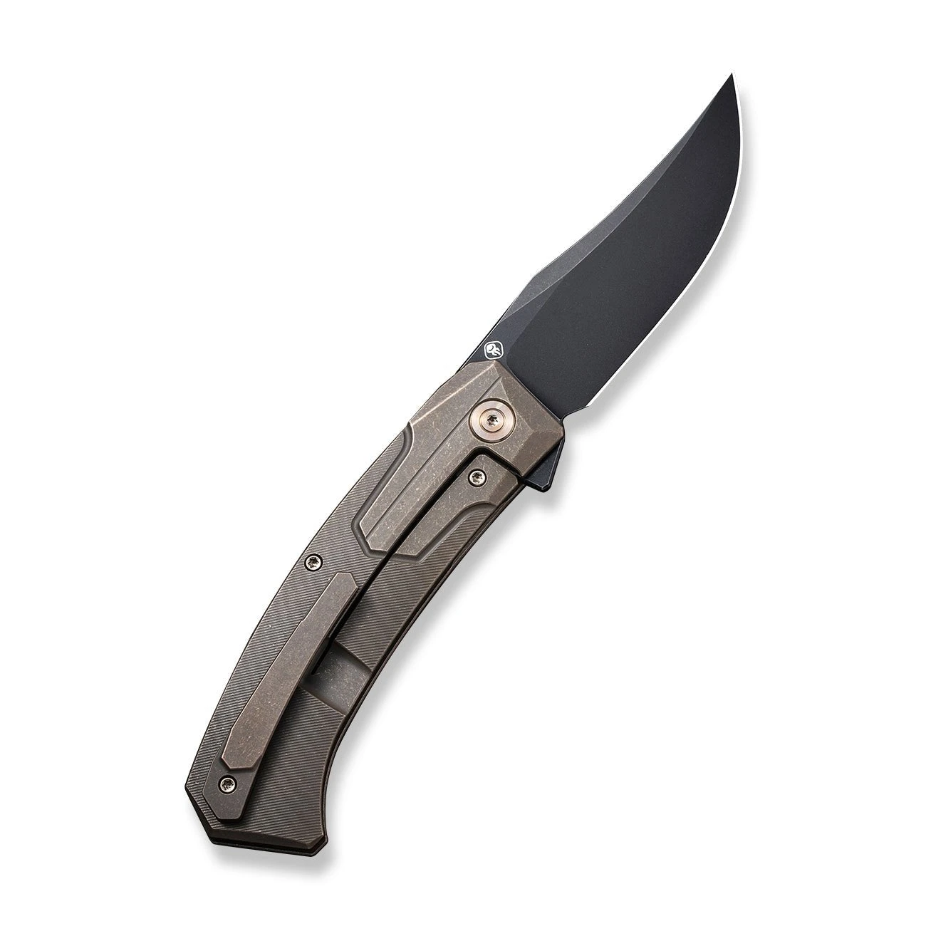 WEKNIFE Shuddan Flipper Knife Titanium Handle (3.48" CPM 20CV Blade) WE21015-3 4 WEKNIFE Shuddan Flipper Knife Titanium Handle (3.48" CPM 20CV Blade) WE21015-3 - Image 2